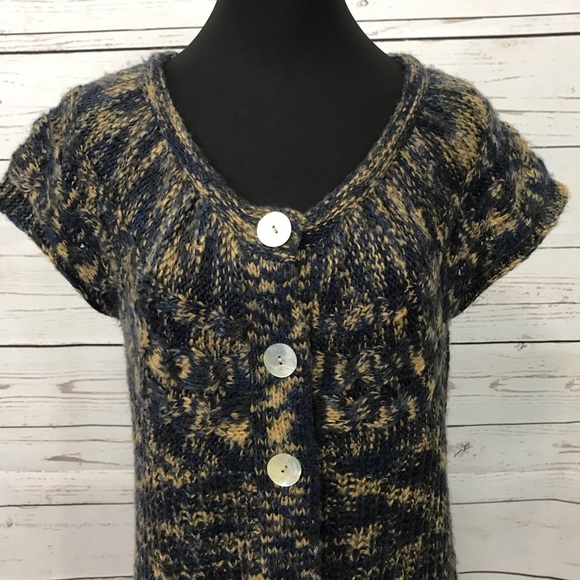 Angie Long Sweater with Cap Sleeves Size M - Picture 2 of 7